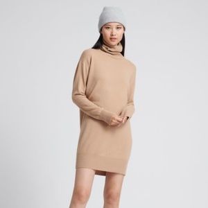 Camel/Beige Cashmere Mini Dress